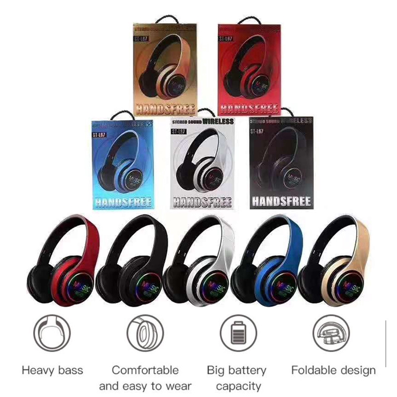 bagatelle sports stereo headphones bluetooth headset