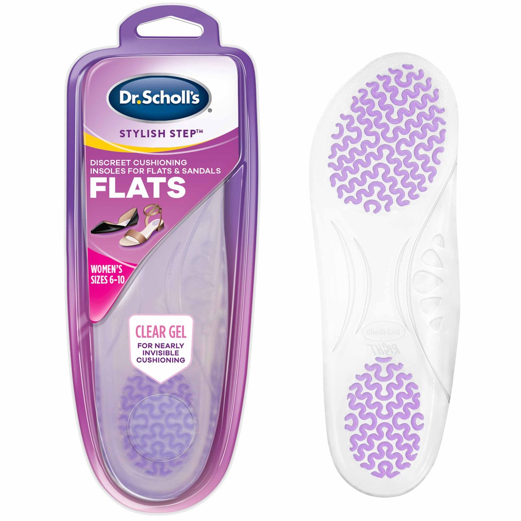 dr scholl's inserts for flat feet