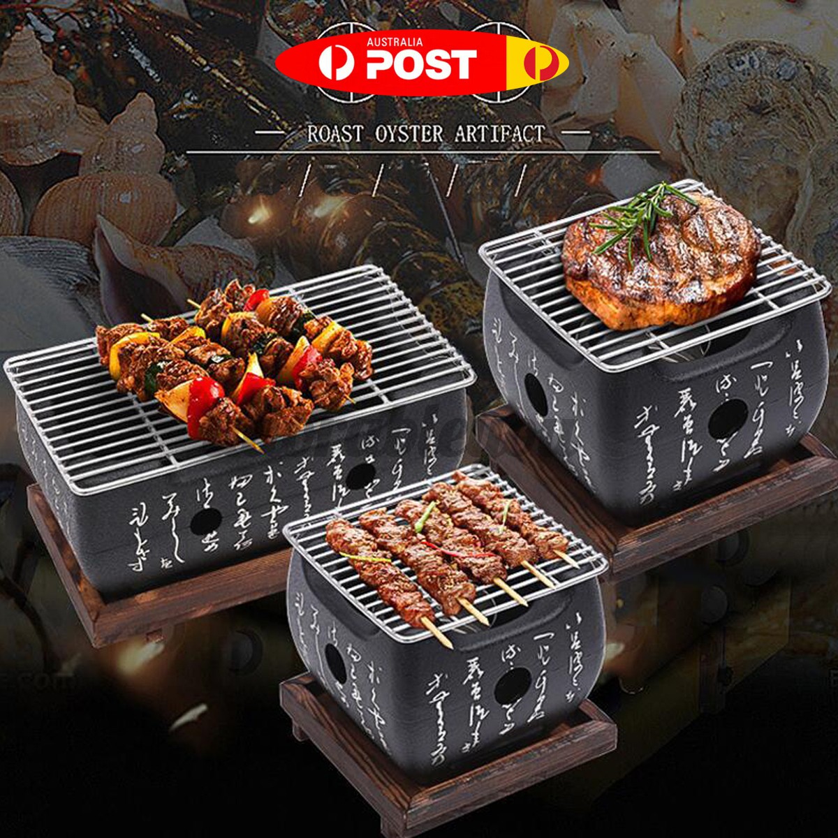 Aluminium Table Japanese Alloy Bbq Grill Yakitori Barbecue Charcoal Stove Lot Hot Sale Shopee Singapore