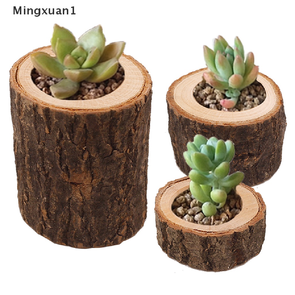Min Creative Wooden Candlestick Succulent Plant Pot Tray Candle Holder Table Desktop Shopee Singapore