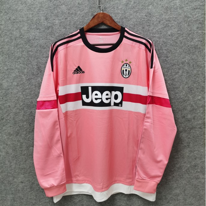 juventus pink jersey long sleeve