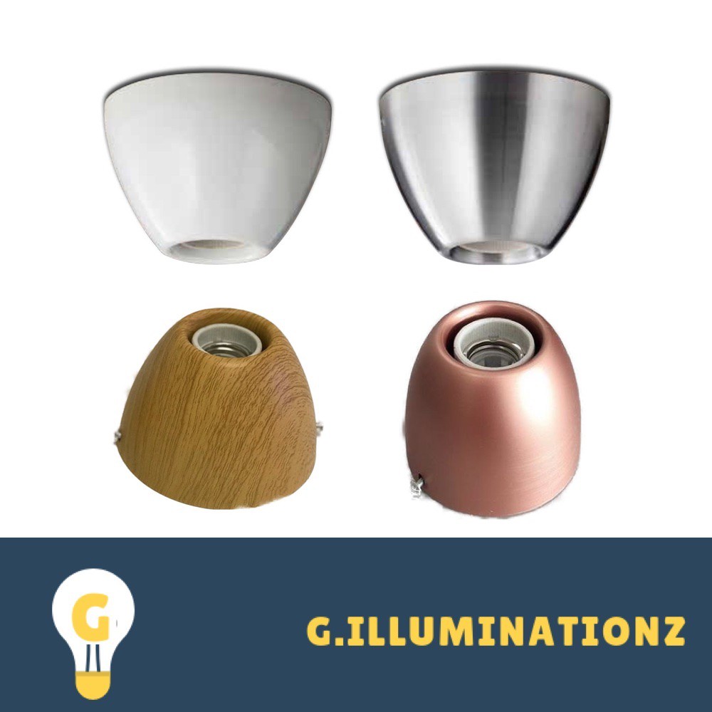 E27 Bulb Holder Ceiling Light / Minimalist Single Surface Mount Lamp