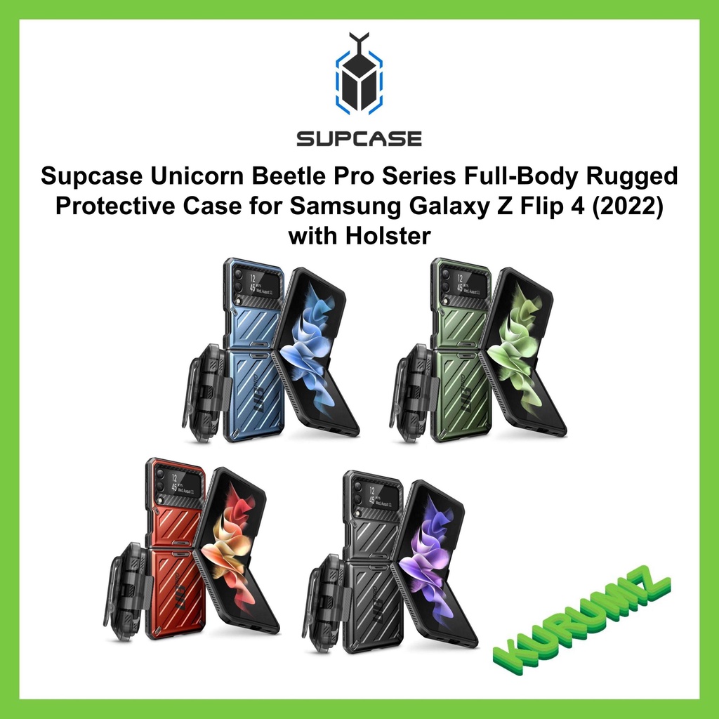 Supcase Unicorn Beetle Pro Series Full Body Rugged Protective Case For Samsung Galaxy Z Flip 4 