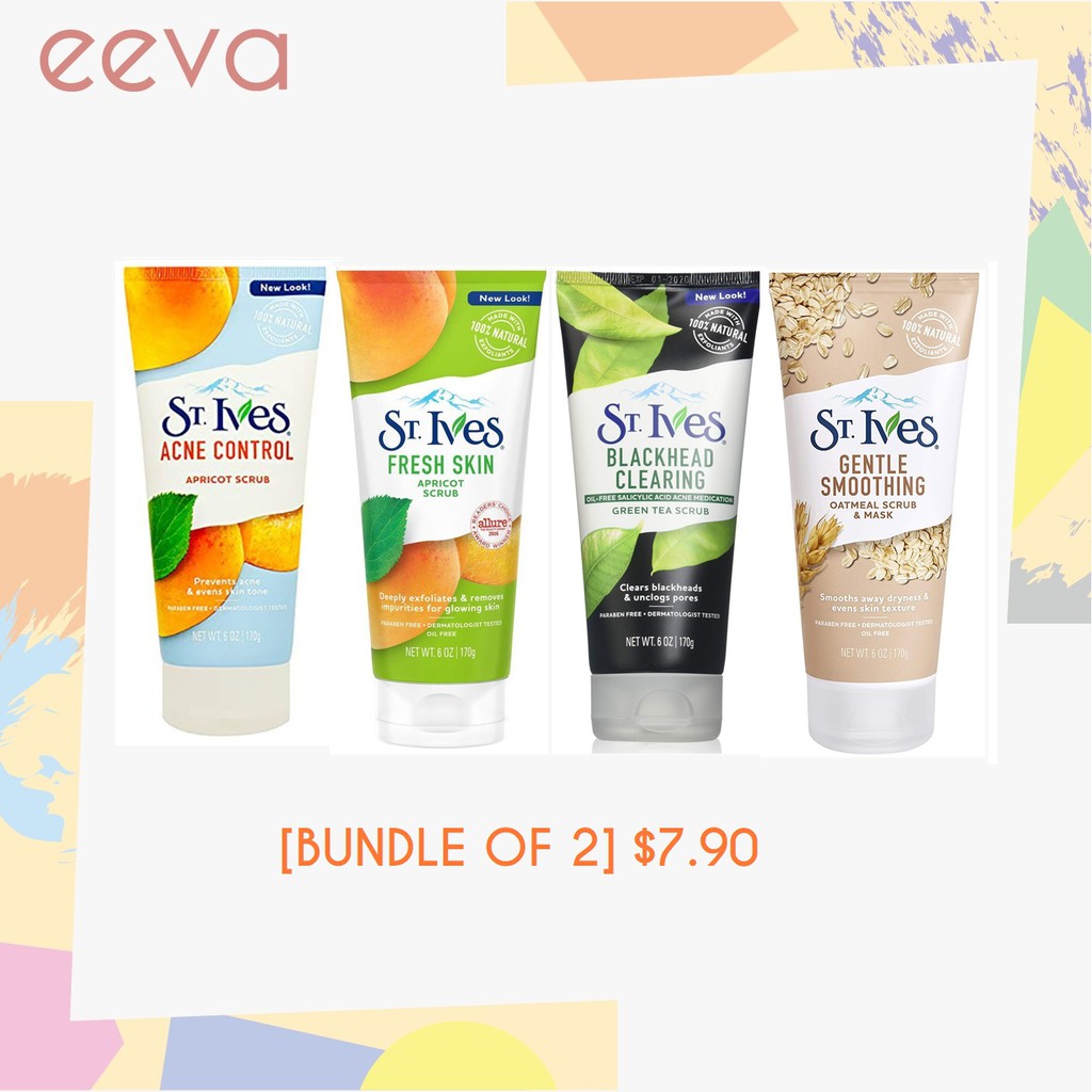 st ives oatmeal scrub for acne