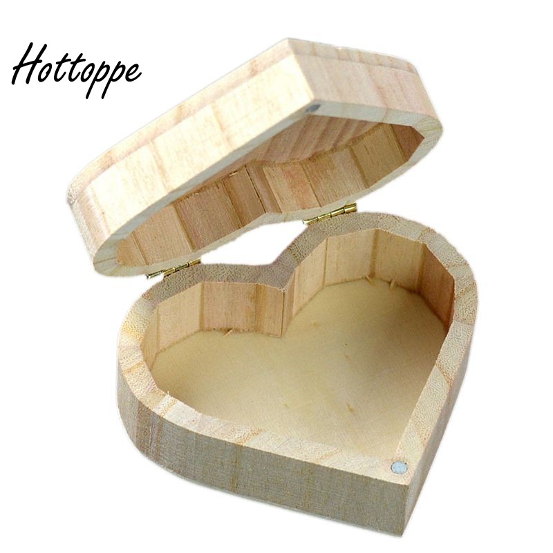 Multifunctional Jewelry Box Diy Art Decor Wooden Crafts Toys Gift