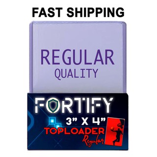 Ultra Clear 3”x4”  Toploader Fortify Pro 35PT - Card Deck Protector Ultra Clear Top Loader - FAST DELIVERY
