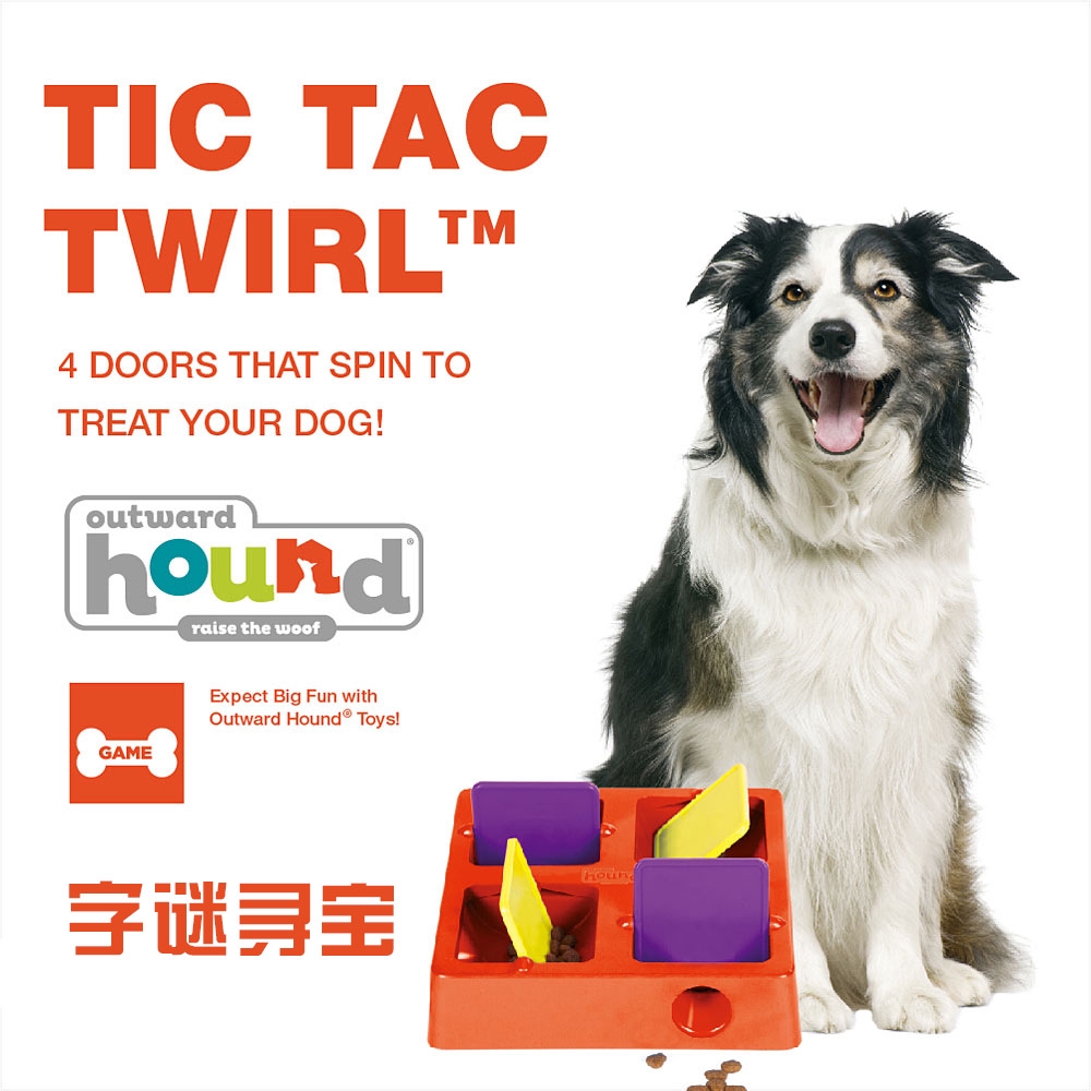 Wag Puzzle Treasure Hunt Pet Slow Food Dish Feeder Dog Toy Pet