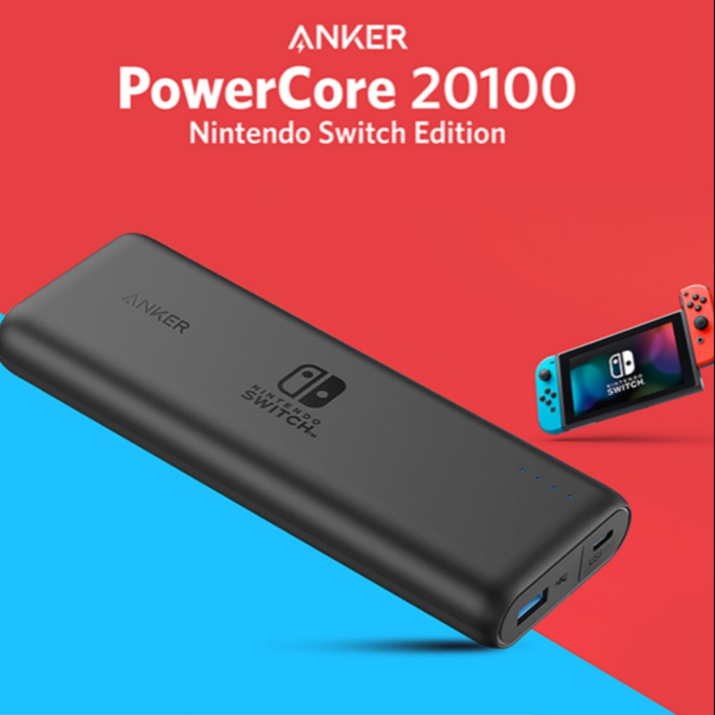 Anker PowerCore Nintendo Switch 20100mAh Powerbank Edition High
