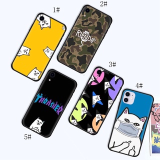 Ripndip Finger Cat Phone Case For Iphone 13 12 11 Pro Xsmax Xr 8p Soft Case Shopee Singapore