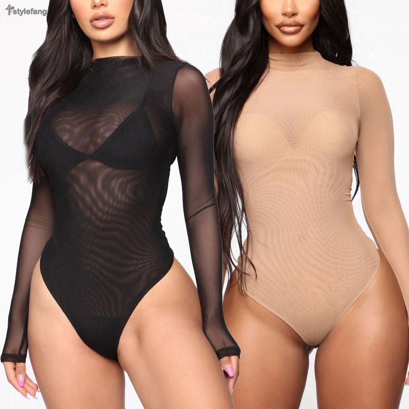 sheer leotard