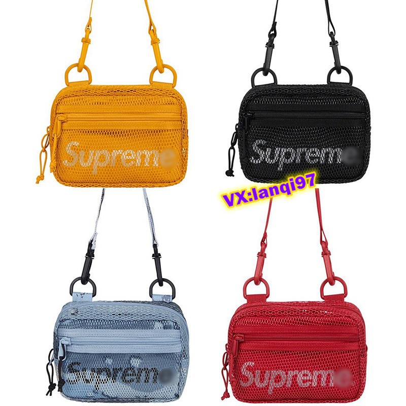 supreme yellow shoulder bag