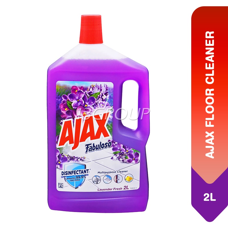 Ajax Fabuloso Lavender Multi Purpose Floor Cleaner, 2L Shopee Singapore