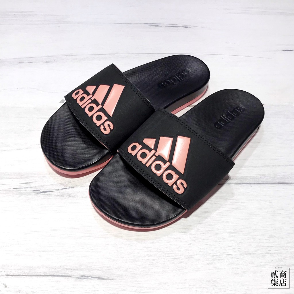 adidas slippers pink