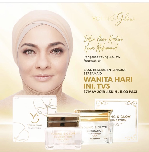 Shop Malaysia 100 Original Foundation Young Glow Shopee Singapore