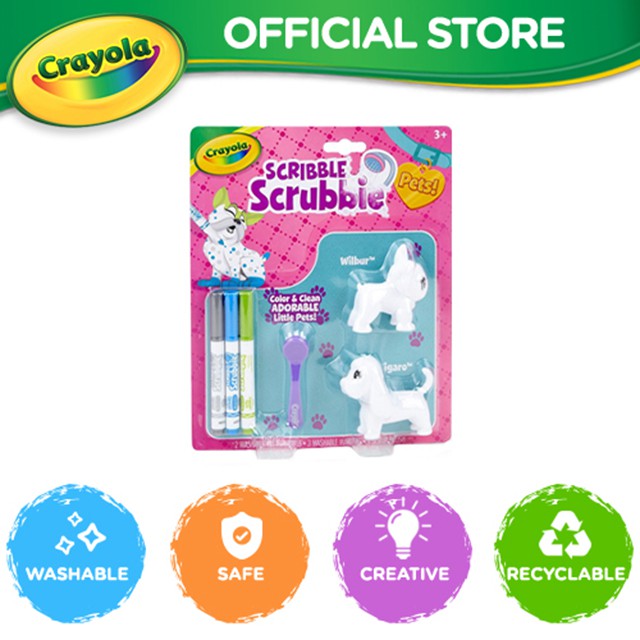 crayola color and wash animals