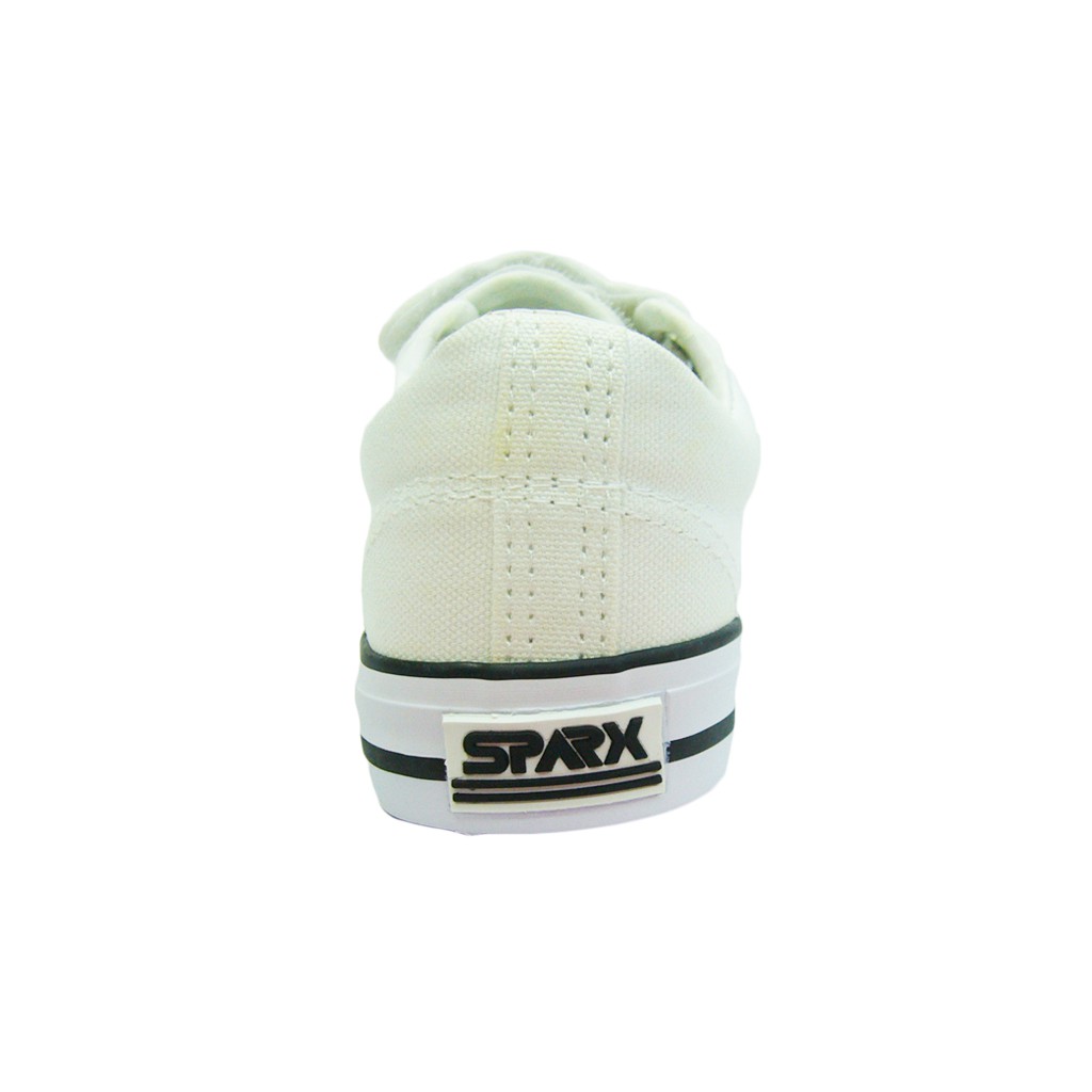 sparx white school shoes