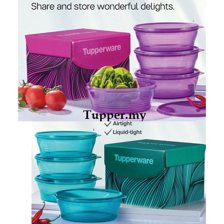 Ready Stock Tupperware Big Wonder Wonders Set Stuff Bowl 1 4l Shopee Singapore