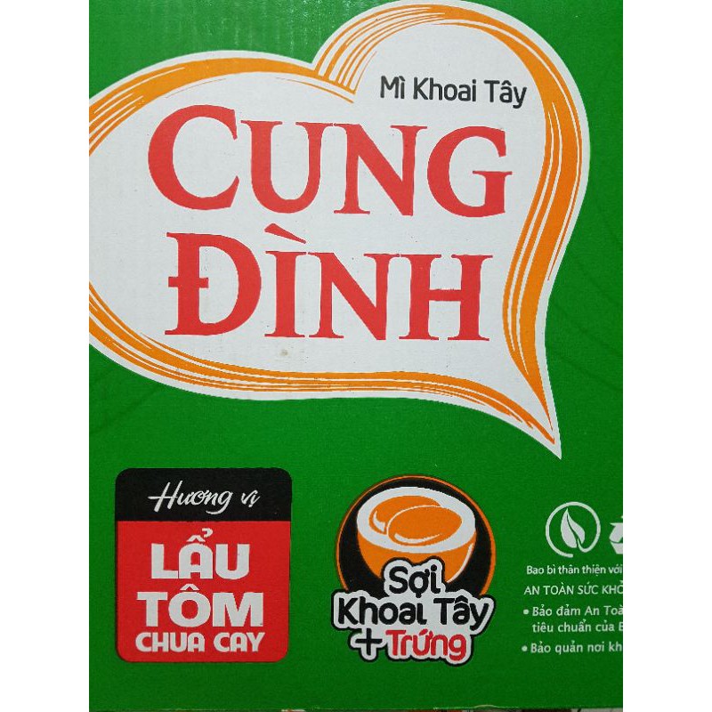 Cung Dinh Khoai Noodles Full 5 flavors (mixed flavor) | Shopee Singapore