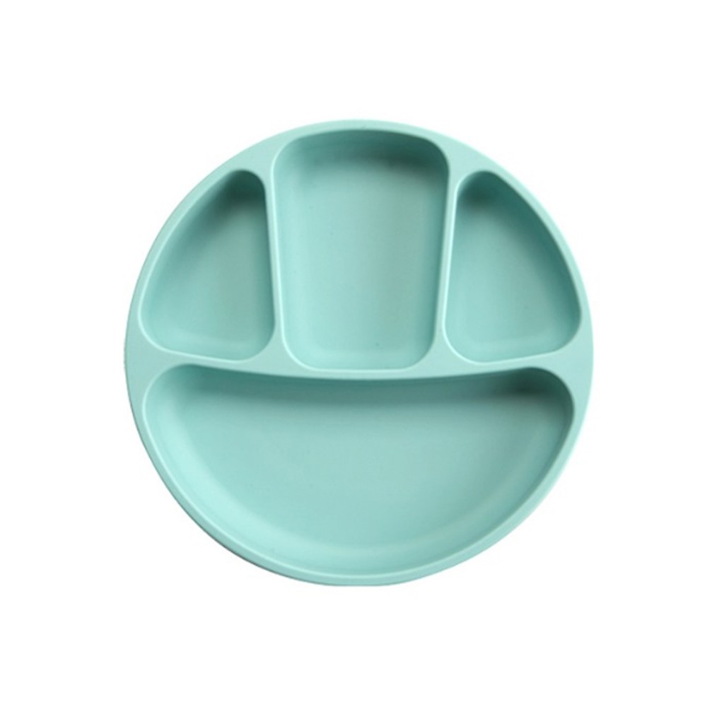 Agafura Platinum Silicone Grip Dish Suction Plate Divided Plate Baby Toddler Plate Bpa Free Microwave Dishwasher Safe Shopee Singapore