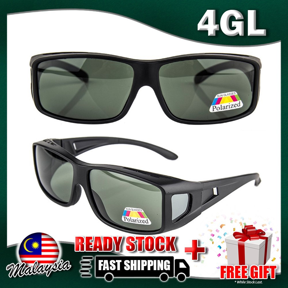 Shop Malaysia 4gl Sfo Polarized Sunglasses Men Sunglasses For Women Sunglasses Women Fit Over Overlap Uv400 Cermin Mata Hitam Shopee Singapore