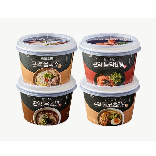  GROCERY SEOUL Korea  Konjac Dite Cup Noodle 1box 4 