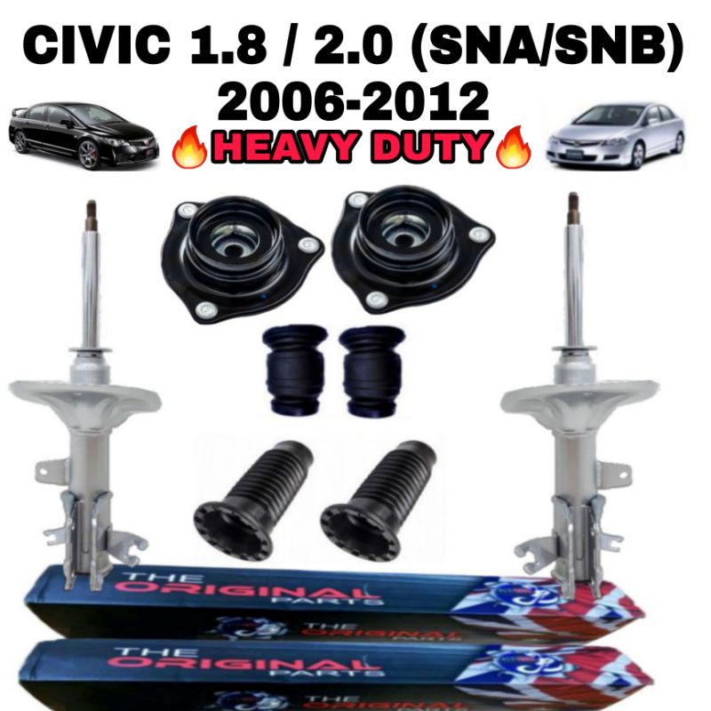 Kyb Rs Ultra Same Qhuk Quality Absorber Front Heavy Duty Honda Civic 1 8 2 0 Sna Snb Suspension Shopee Singapore