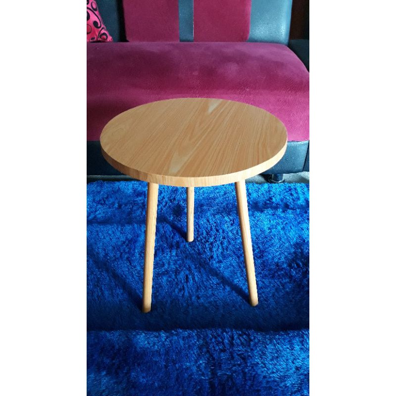 Coffee Table Round Minimalist, Round Plywood Coffee Table