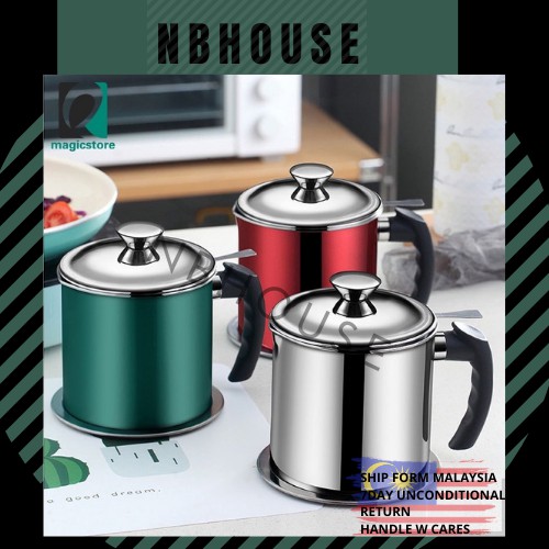 Stainless Steelcooking Oil Filter Penapis Minyak Masak Bekas Penapis Minyak Oil Storage Oil Pot Tupperware Oil Dispenser Shopee Singapore