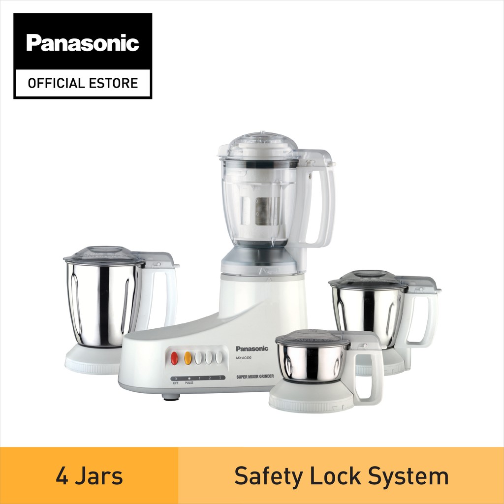 Panasonic Mixer Grinder 360w Mx Ac400wsh Shopee Singapore