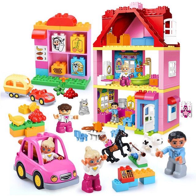 duplo pink house