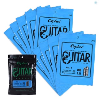 HOT Orphee RX-3/RX-2/RX-1 Single String Replacement for Electric Guitar 3rd G-String (016/011/009) 10-Pack Nickel Alloy Super Light Tension  HOT1