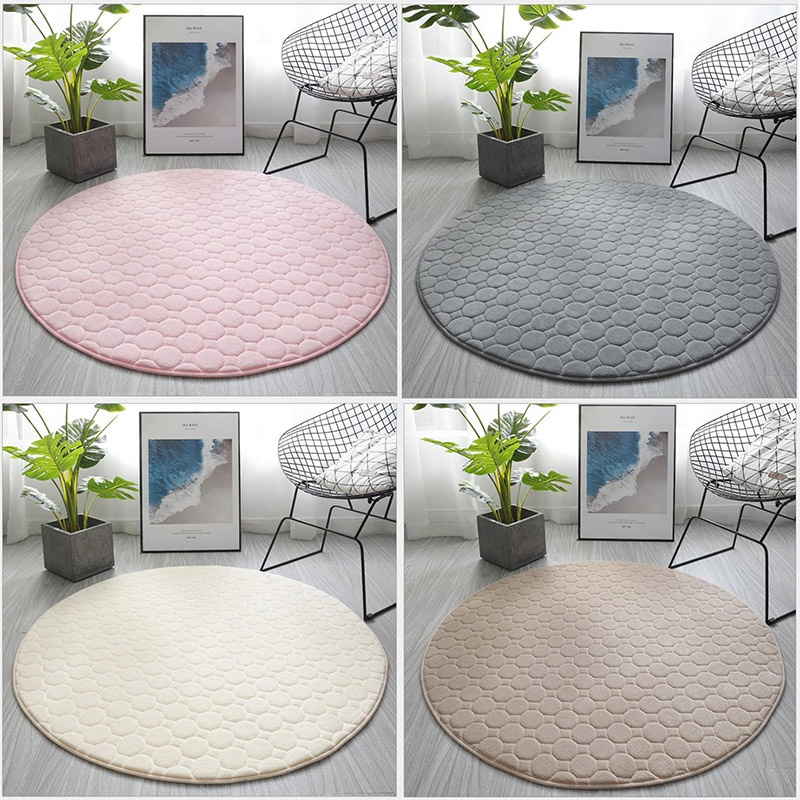 Round Carpet Basket Bedroom Living Room Carpets Shopee Singapore