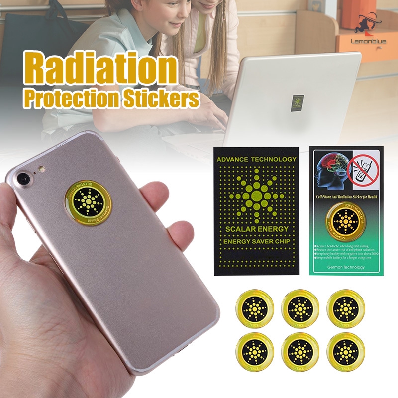 1 6 10 Pcs Radiation Shield Cell Phone Anti Radiation Sticker Protection For Mobile Phone Shopee Singapore