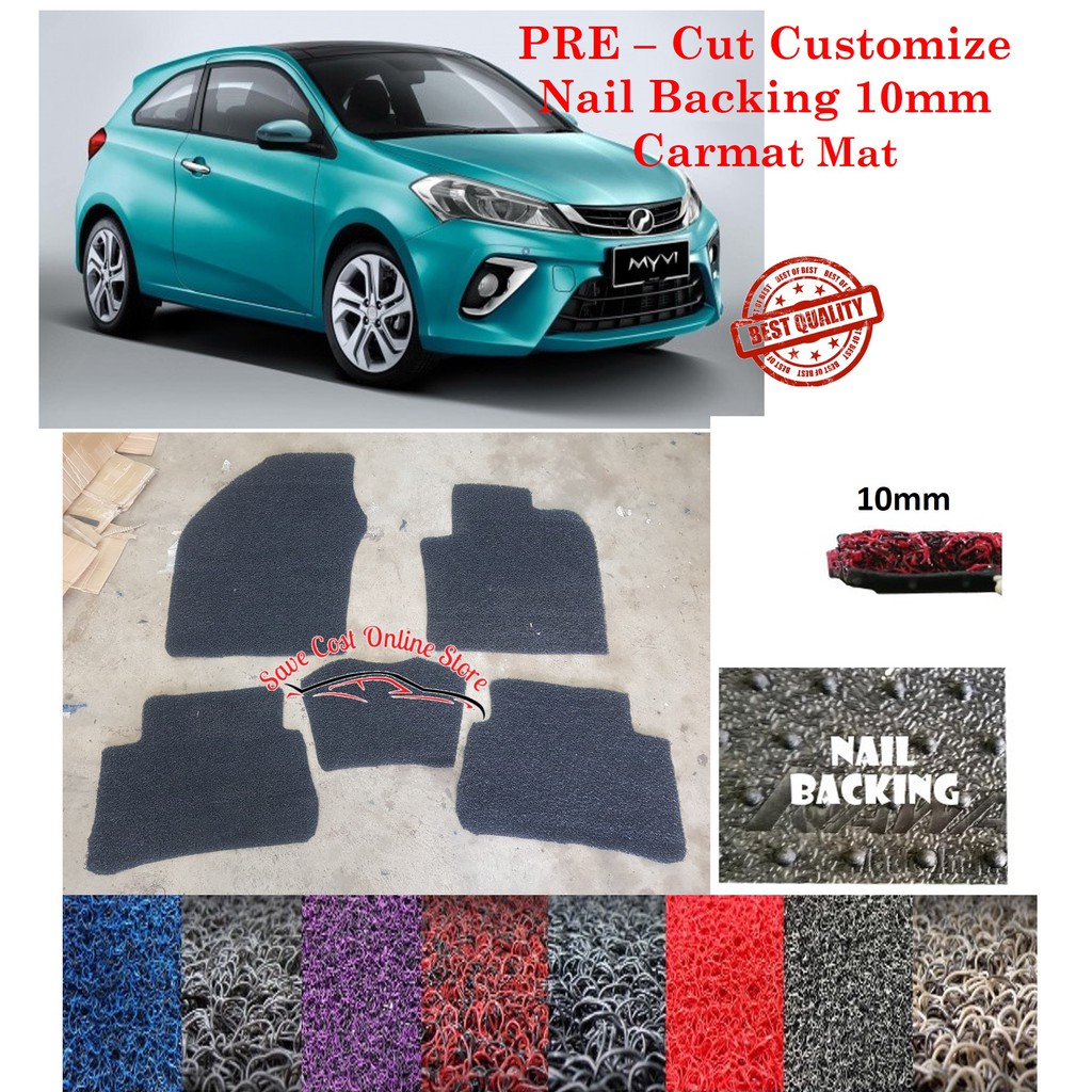 Perodua Myvi 2018 ~ 2019 Customized Car Coil Floor Mat 