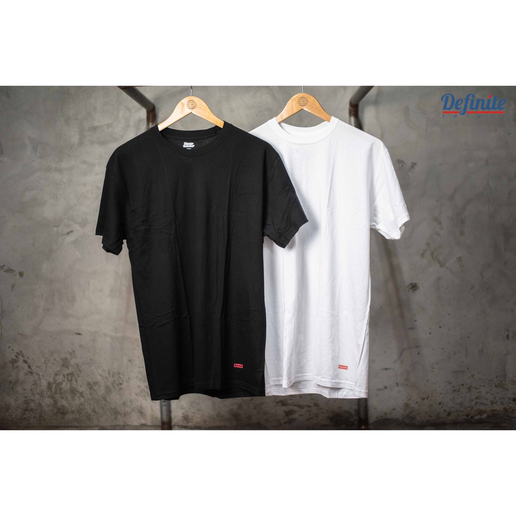 supreme x hanes t shirt