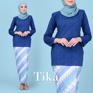 CLEARANCE   TIKA Baju  Kurung  Moden Batik Kedah  Cotton 