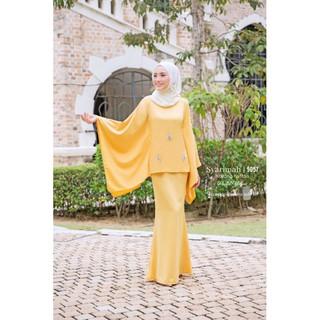 Baju Kurung Kaftan 9057 Baju Kurung Moden Kaftan Kosong Kaftan Custom Made Mini Kurung Baju Kurung Batwing Kelawar Shopee Singapore