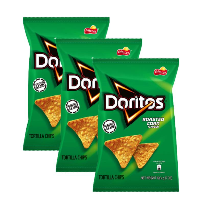 [Bundle of 3] Doritos Roasted Corn Chips 190g DKSHSG Shopee Singapore