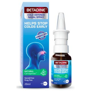 Betadine Cold Defence Nasal Spray 20ml Shopee Singapore