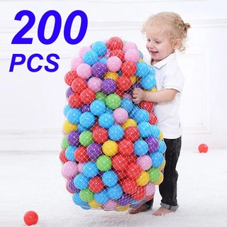 50-500PCS Soft Plastic Ocean Balls 5.5cm Baby Kids Swim Pool Play Pit Ball Toy