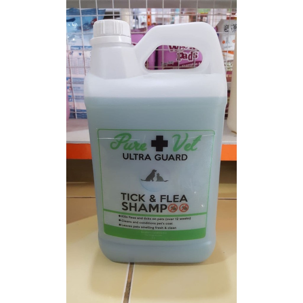Pure Vet Tick Flea Shampoo 5 Liters Dog Cat Lice Shampoo Shopee