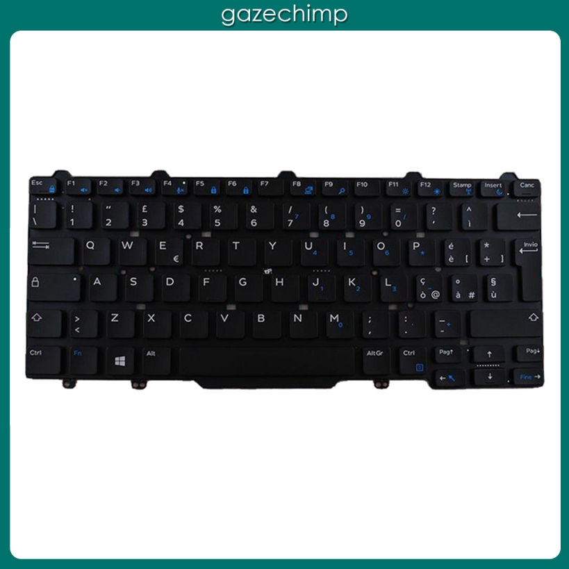 Keyboard Laptop Italian Layout Qwerty For Dell Latitude 3340 340 7350 E5450 E7450 5450 7450 Series Shopee Singapore