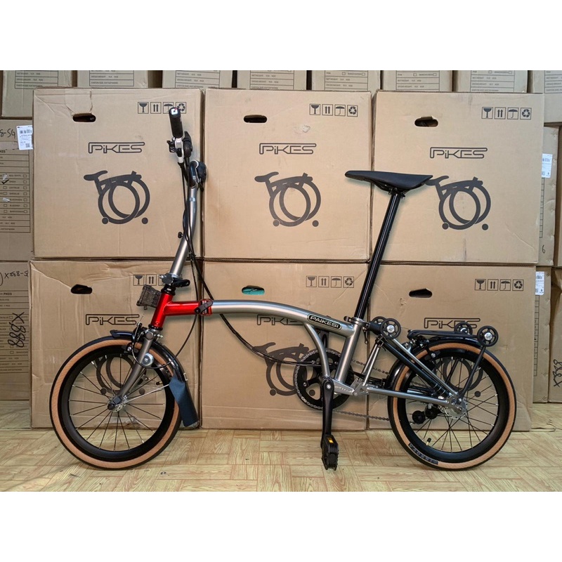Pikes 9 speed foldable bike M bar latest version ready stock Shopee