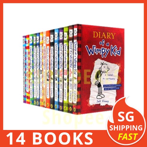 SG Shipping Diary of a Wimpy Kid Box Set (14 Books ...