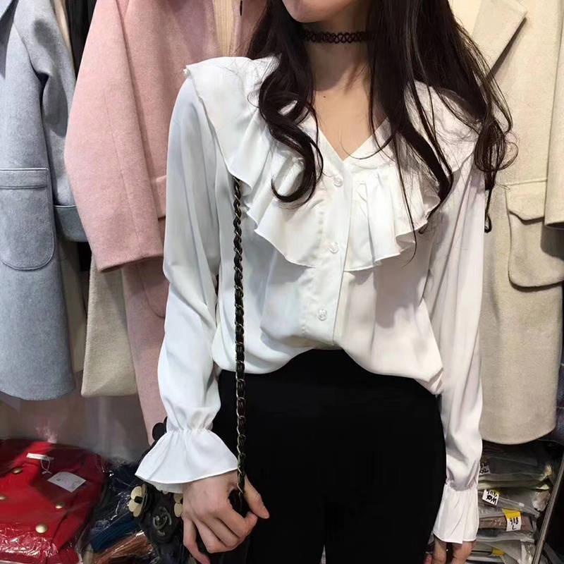 Maomao - Oceana Blouse Korean Office Tops Contemporary Korean Ramadan ...