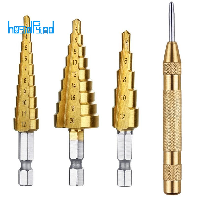 3 step drill bit
