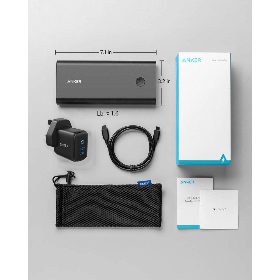 Anker Powercore 26800 Pd 45w Powerbank With Powerport Iii Mini Sg 3 Pin Plug Battery Pack For Usb C Laptop Shopee Singapore