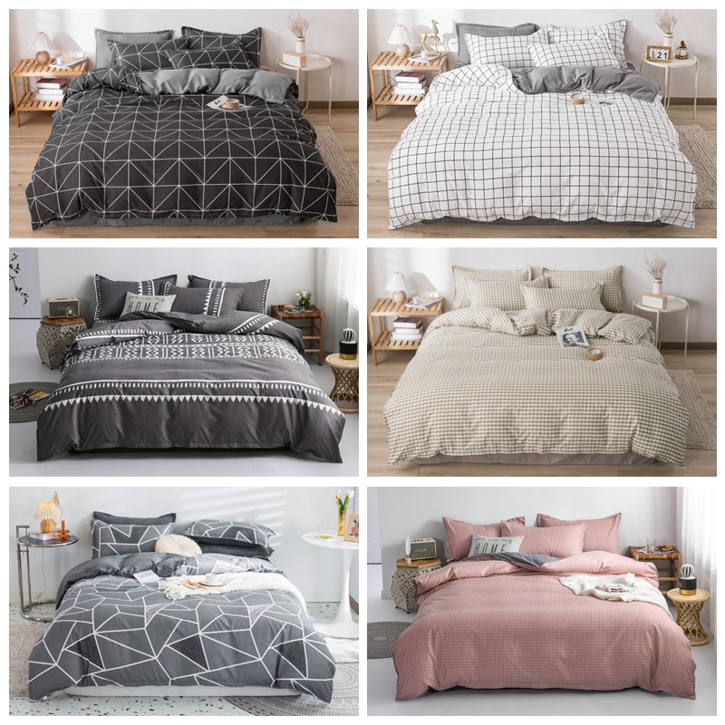 4 In 1 Single Queen King Size Bed Set, What Size Is A Queen Bed Quilt Cover
