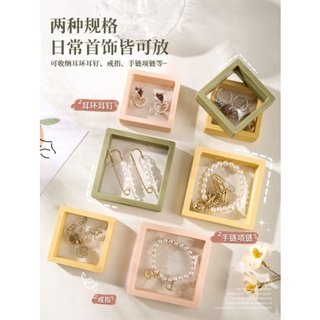 Image of 🇸🇬 Local Seller ~ Jewellery Box Organiser Transparent Film Suspension Packing Storage Display / PE Jewelry Box