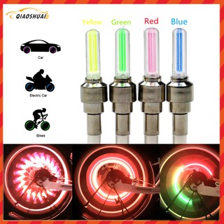 【1pcs】Glow stick type induction hot wheel valve core lamp valve lamp bicycle light mountain bike warning light riding equipment